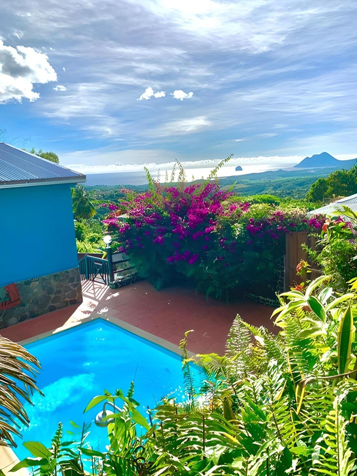 Les Villas Pameyaque 2 F2 Avec 1 Piscine Et 1 F3 Avec 1 Piscine, Superbe Vue Sur La Mer Riviere-Salee Екстер'єр фото